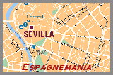 seville tourisme : consulter le plan de la ville