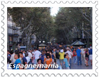 promenade sur la rambla de barcelone